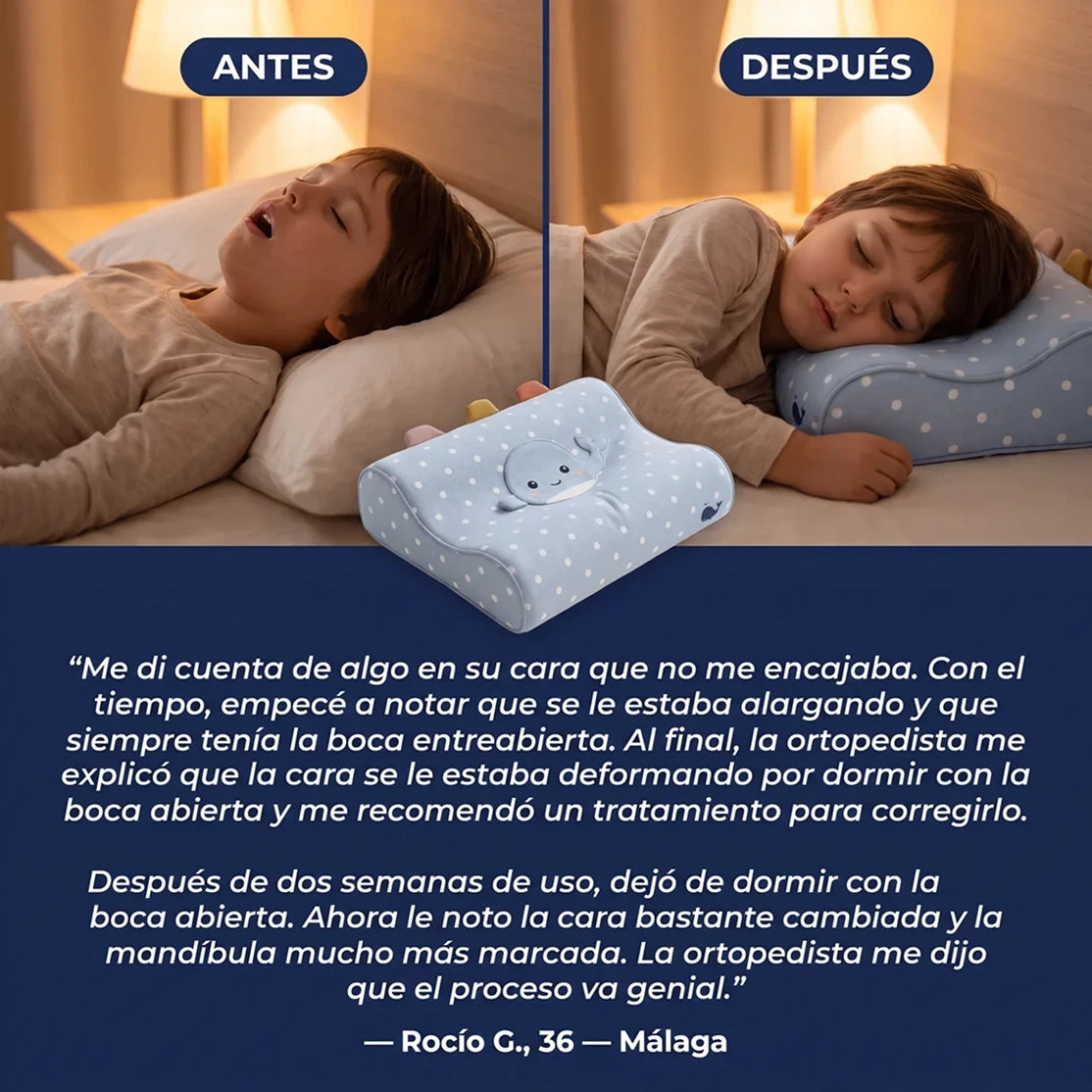 Dormidito Ergonomic - Almohada Ergonomica diseñada para Evitar deformaciones faciales