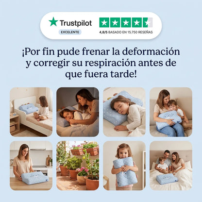 Dormidito Ergonomic - Almohada Ergonomica diseñada para Evitar deformaciones faciales