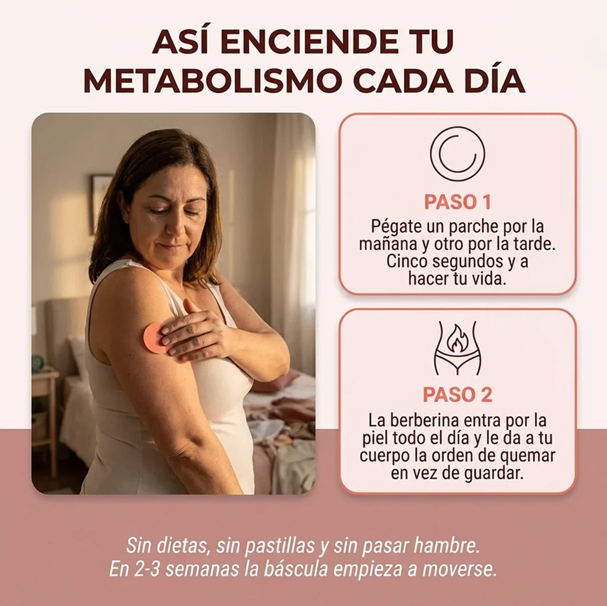 Parches de Berberina Para la Perdida de Peso y Control del Metabolismo - Vida Confort®