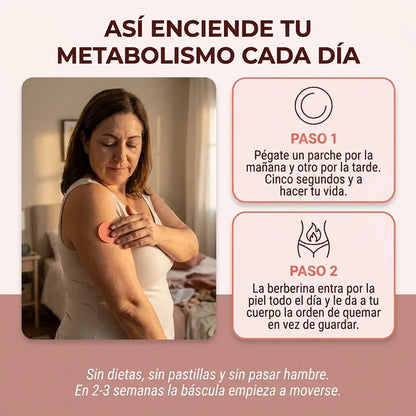 Parches de Berberina Para la Perdida de Peso y Control del Metabolismo - Vida Confort®