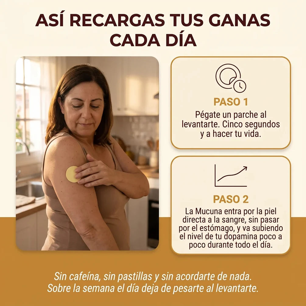 Parche Transdérmico para Recuperar la Energía y Acabar con el Cansancio