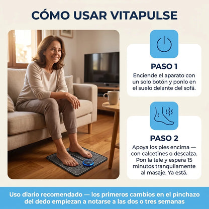 VitaPulse - Masajeador con tecnología GLUT4 para reducir azúcar en sangre